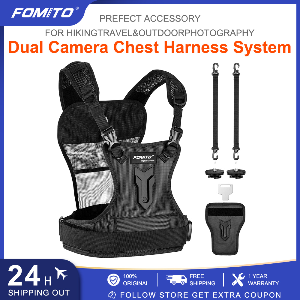 Photography Zone System - FOMITO Dual Camera Harness Multi Carrying