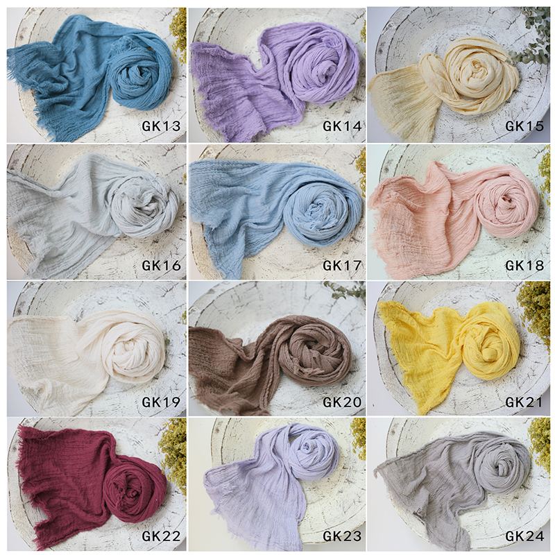 Photography Life - Seersucker Wrap Newborn Photography Props Soft