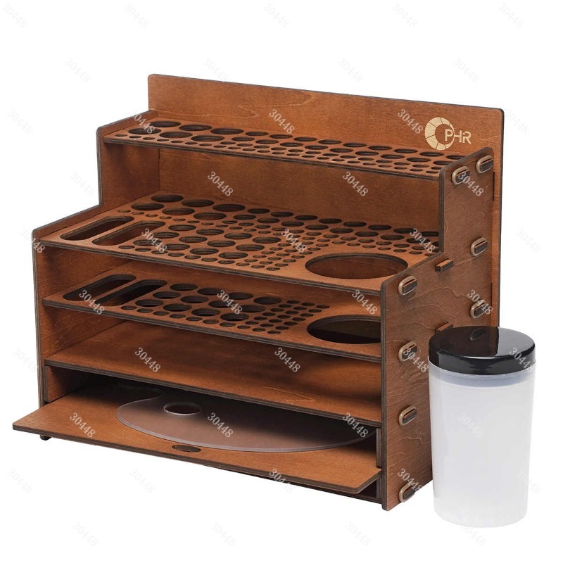 Photography Techniques - Model Painting Brush Organizer Holds 88