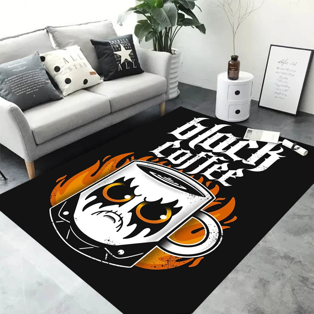 Photography Yoga - Creative Head Water Cup Printed Carpet