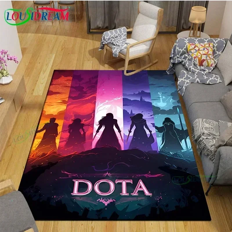 Photography Yoga - Famous Game D-DOTA 2 Pattern Carpet