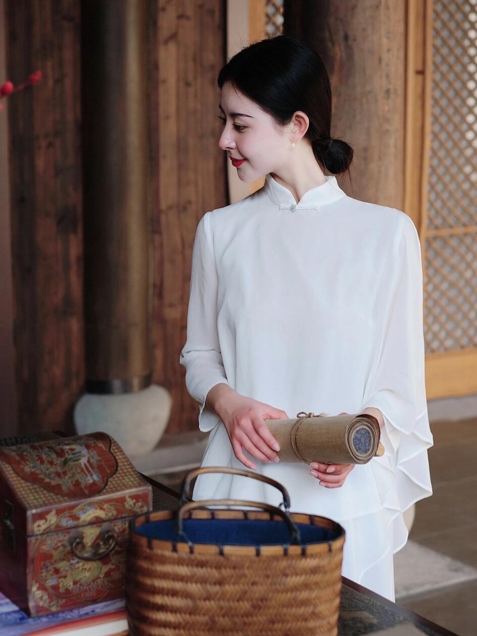 Photography Zen - New Chinese Style Women's Clothing Set