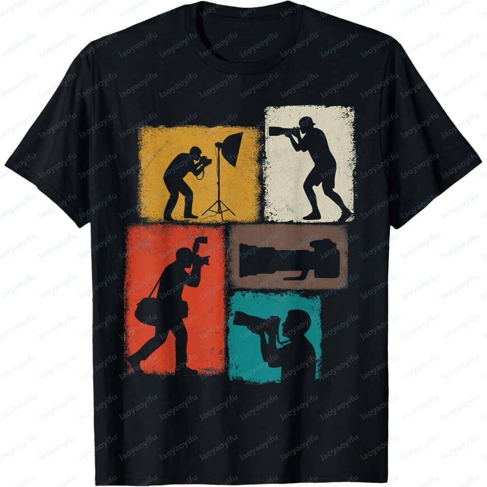 Photography Graphic Design - Fashion Men Short Sleeve T-Shirt Summer
