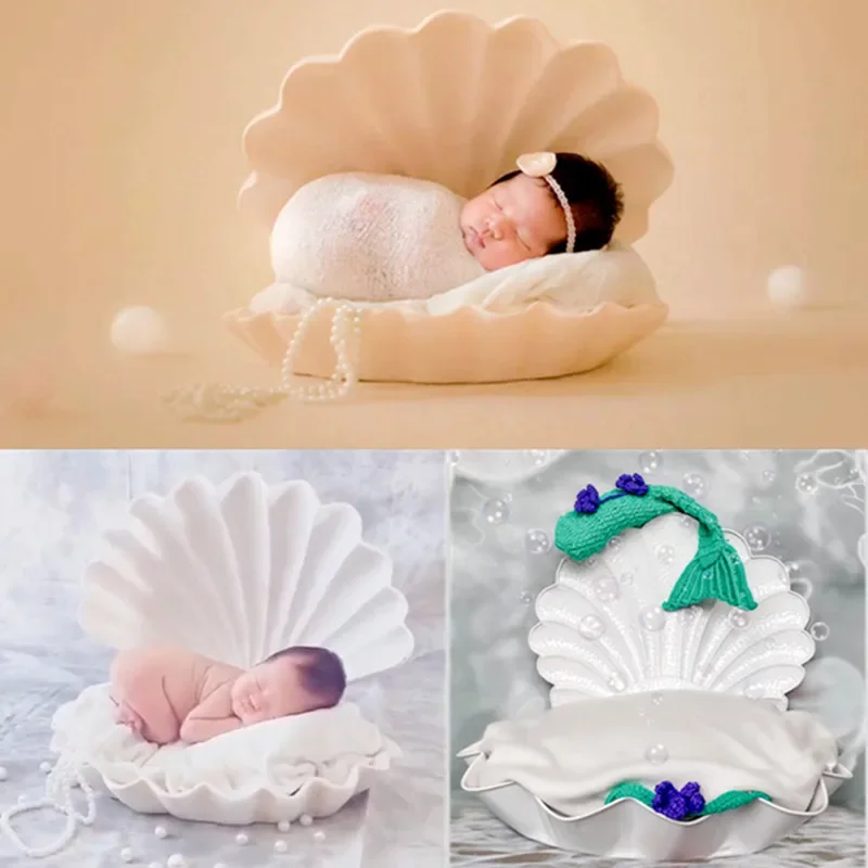 Photography Life - Newborn Photography Props Iron Shell Bed