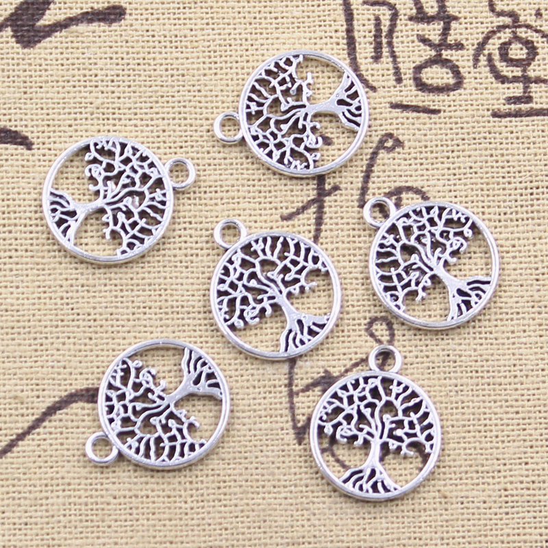 Photography History - 20pcs Charms World Peace Life Tree