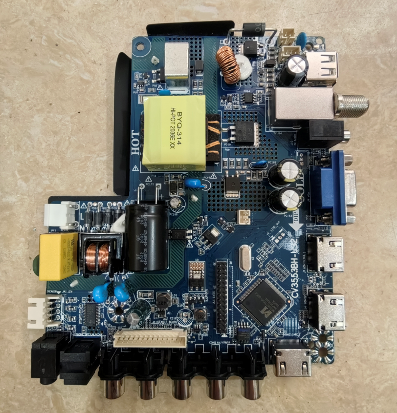 Photography Quiz - CV3553BH-U32 Three in one TV motherboard,