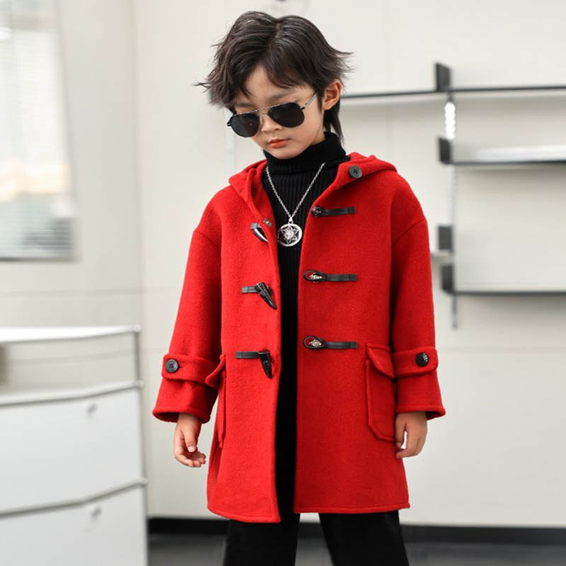 Children Winter Red Green Wool - Photography Jacket のレビューと価格