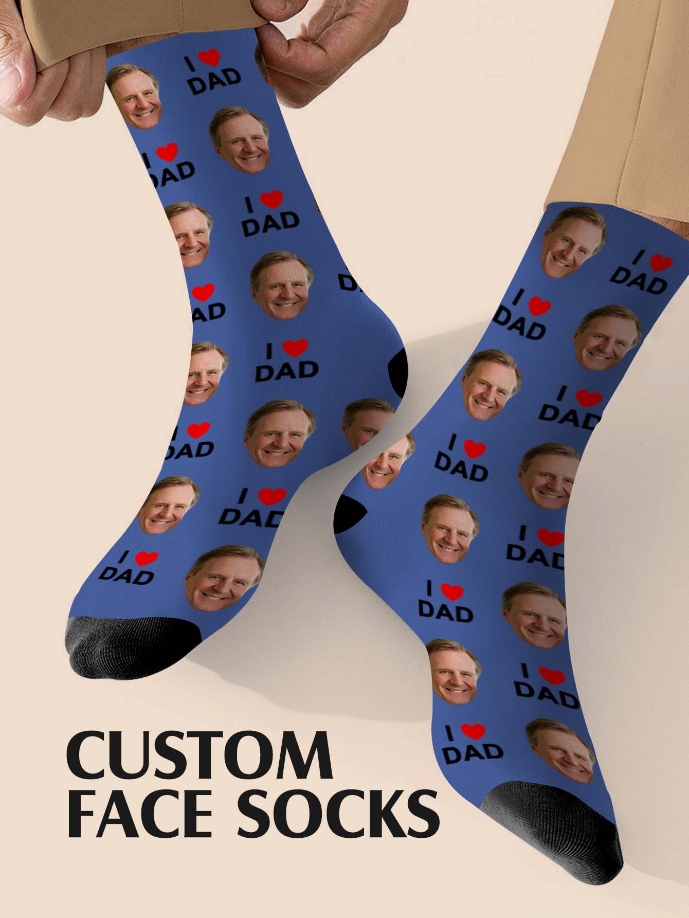 Custom Father Day Socks Custom - Photography Style のレビューと価格