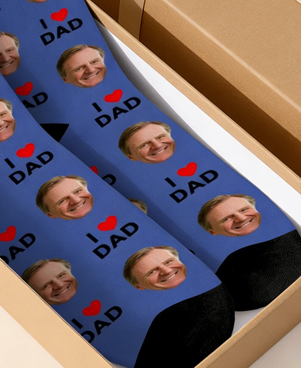 Custom Father Day Socks Custom - Photography Style のレビューと価格