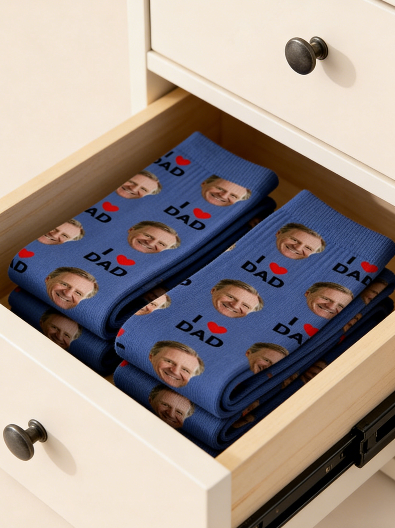 Custom Father Day Socks Custom - Photography Style のレビューと価格