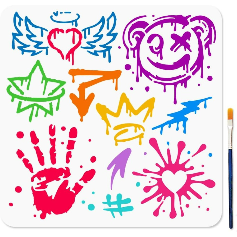 Graffiti Stencil for Painting  - Photography Techniques のレビューと価格