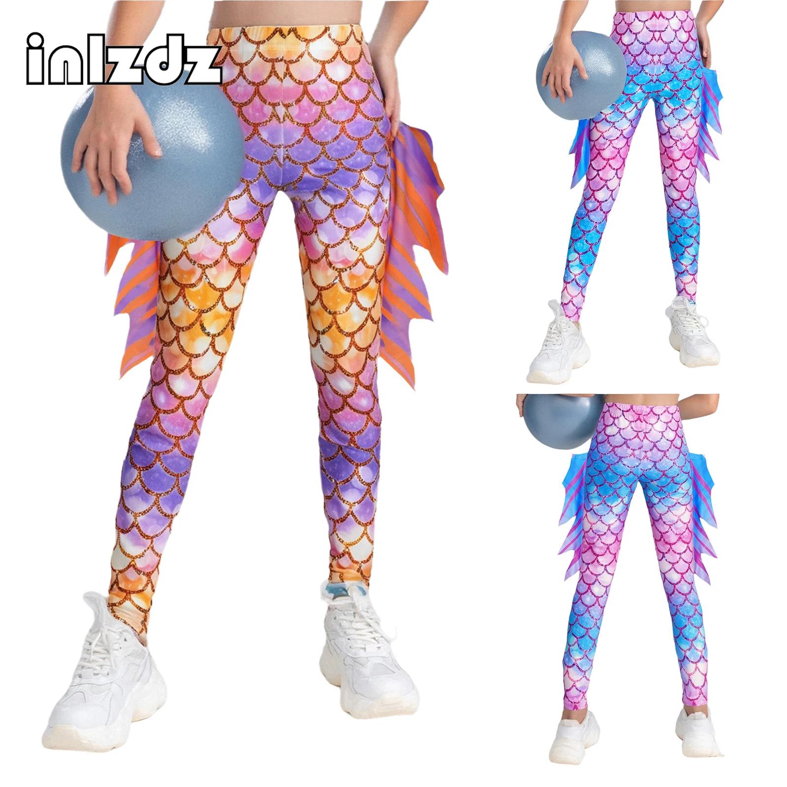 2Pcs Kids Girl Fish Scale Prin - Photography Yoga のレビューと価格