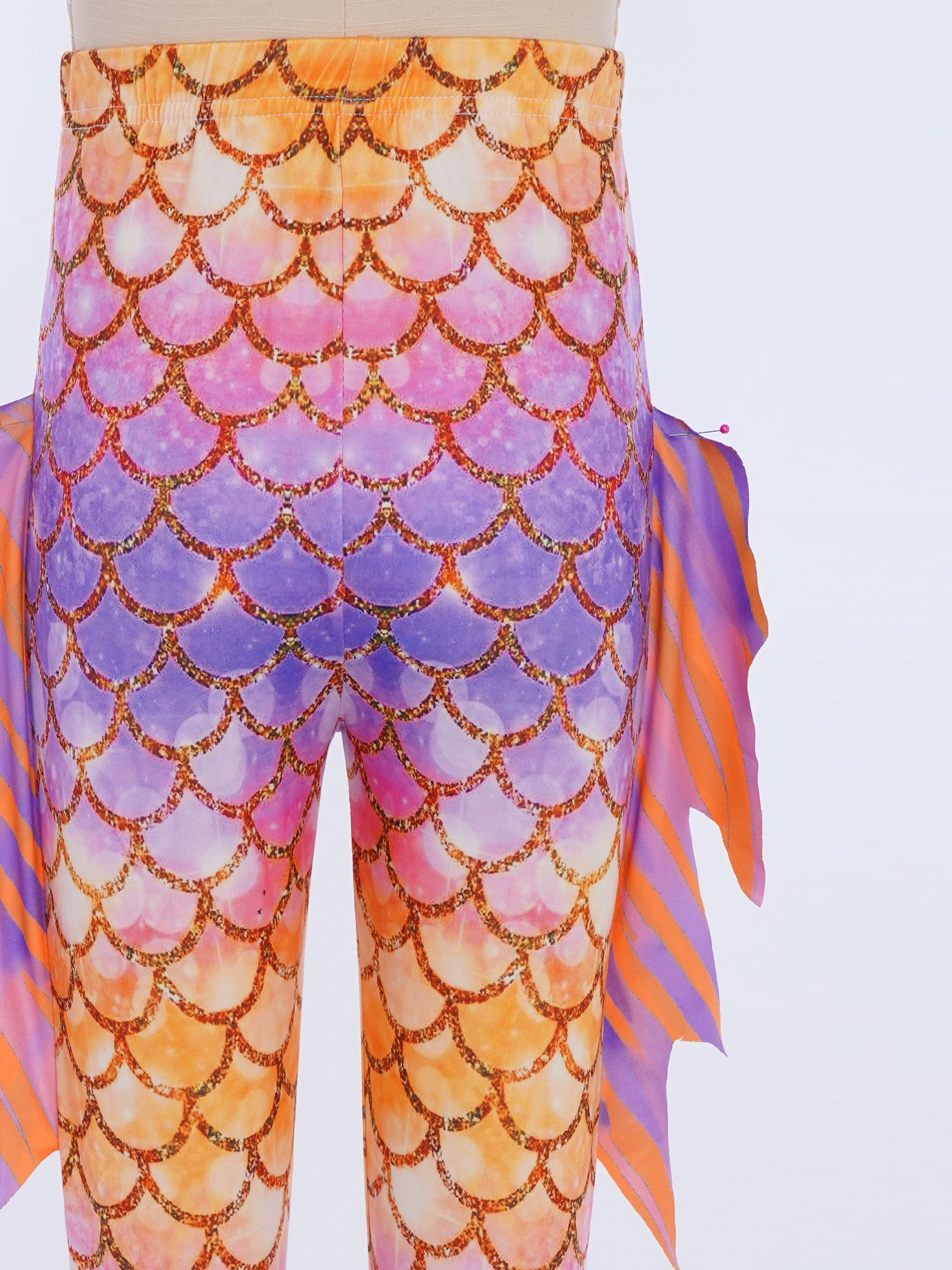 2Pcs Kids Girl Fish Scale Prin - Photography Yoga のレビューと価格