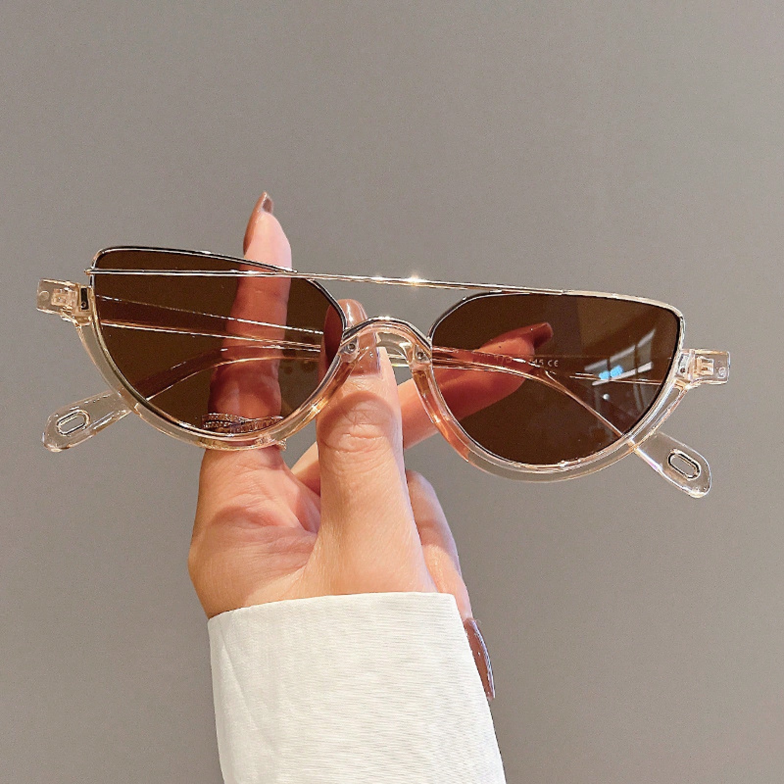 Women's Half-Fashion Glasses S - Photography Style のレビューと価格