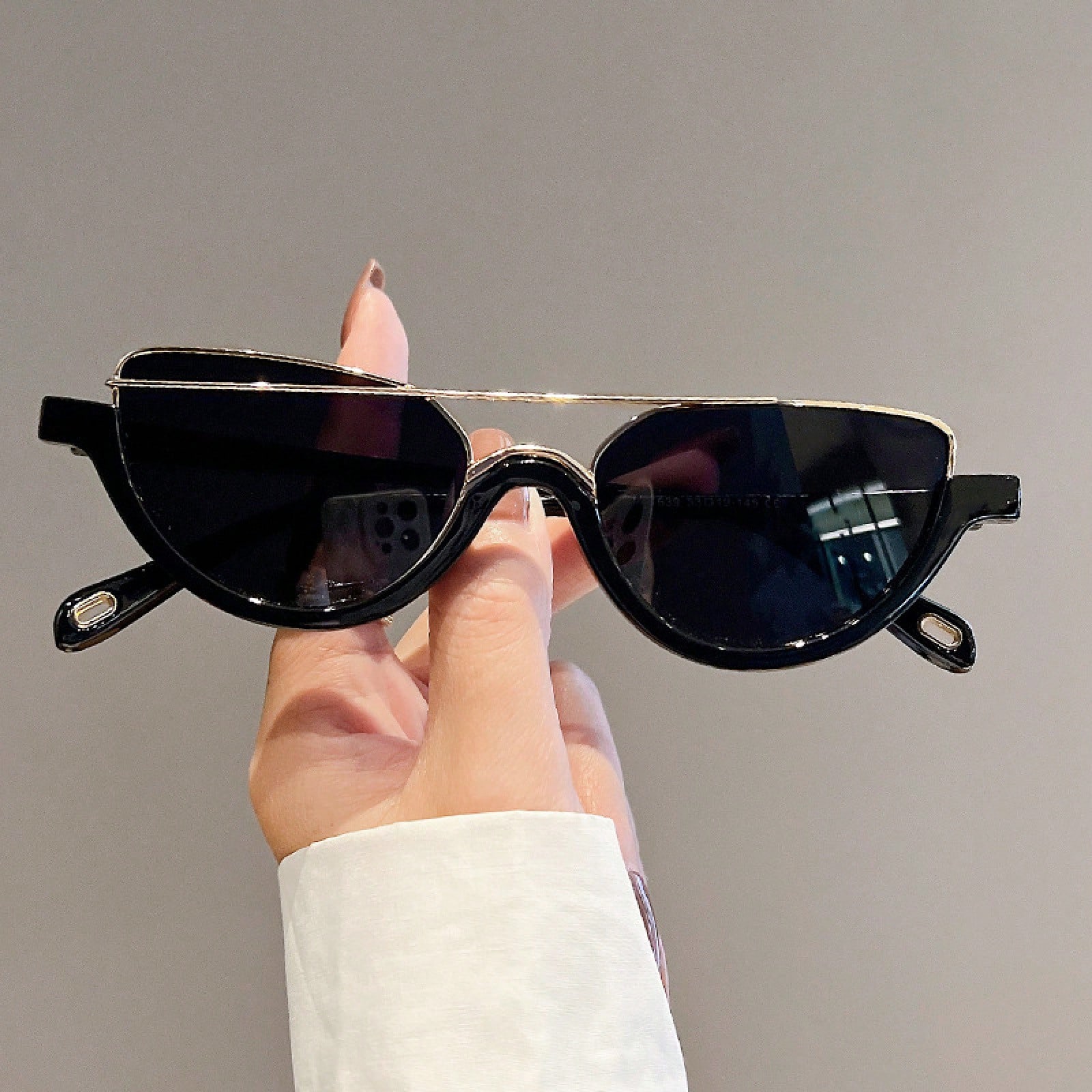 Women's Half-Fashion Glasses S - Photography Style のレビューと価格
