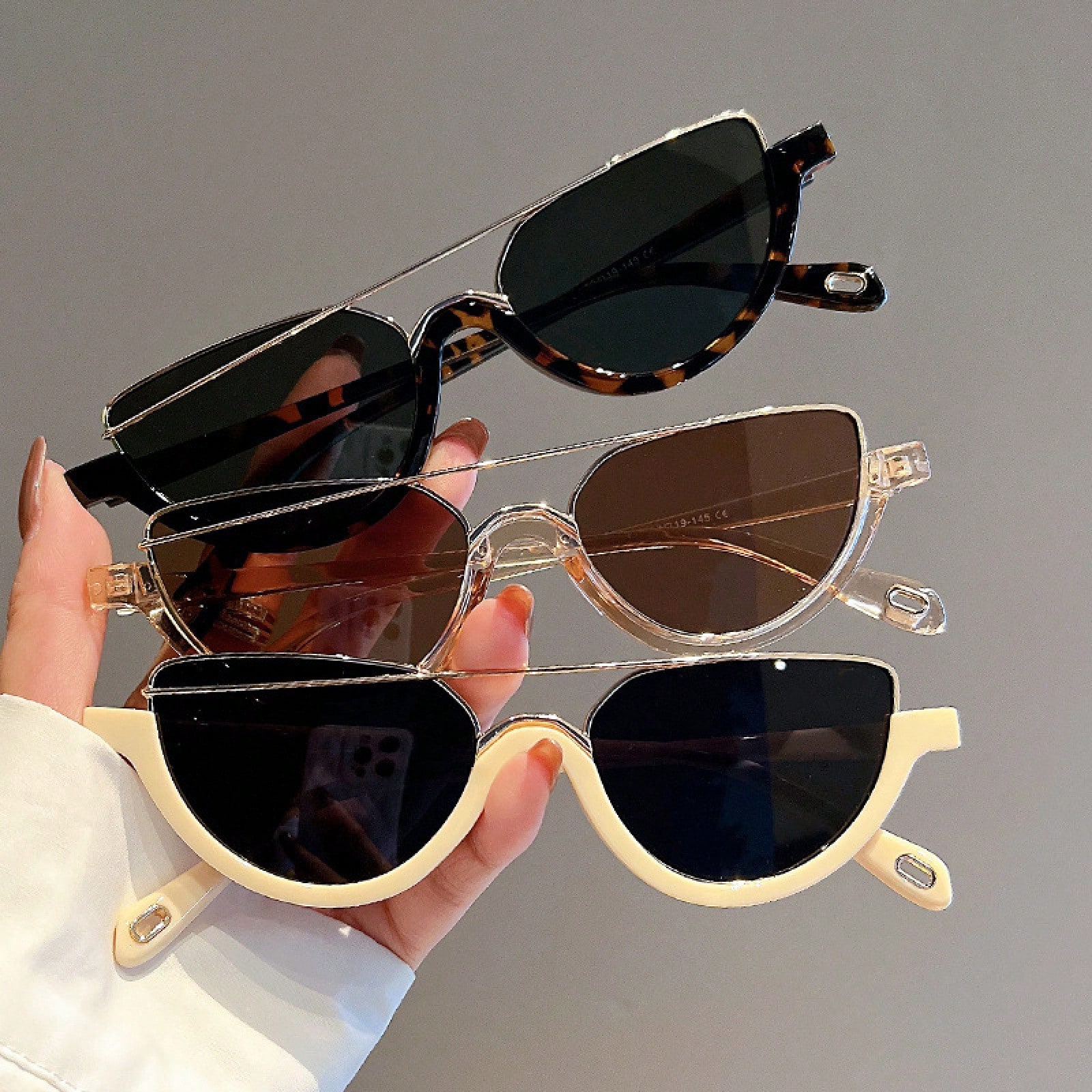 Women's Half-Fashion Glasses S - Photography Style のレビューと価格