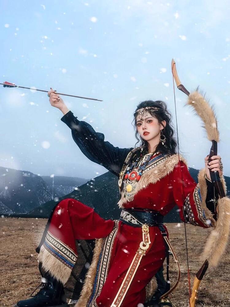 New Tibetan robe Tibet brigade - Photography Style のレビューと価格