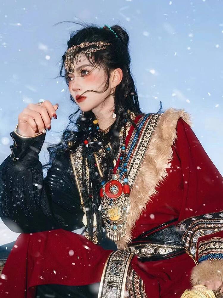 New Tibetan robe Tibet brigade - Photography Style のレビューと価格