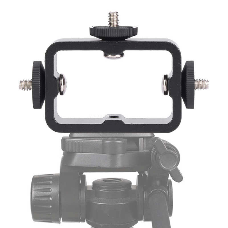 3 in 1 Holder Head Mount Flash - Camera Cage Baseplate のレビューと価格