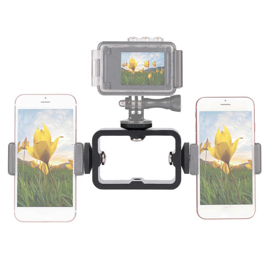 3 in 1 Holder Head Mount Flash - Camera Cage Baseplate のレビューと価格