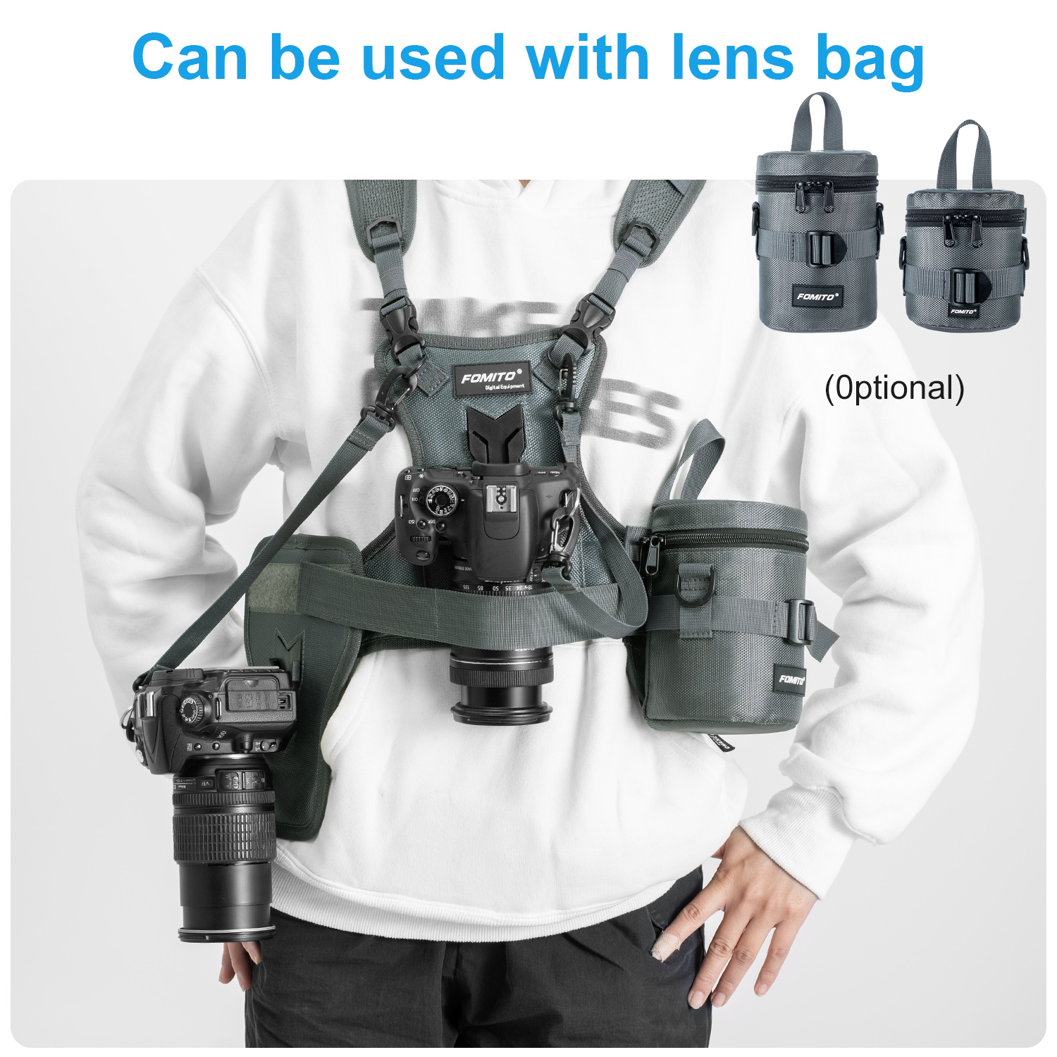 FOMITO Dual Camera Harness Mul - Photography Zone System のレビューと価格