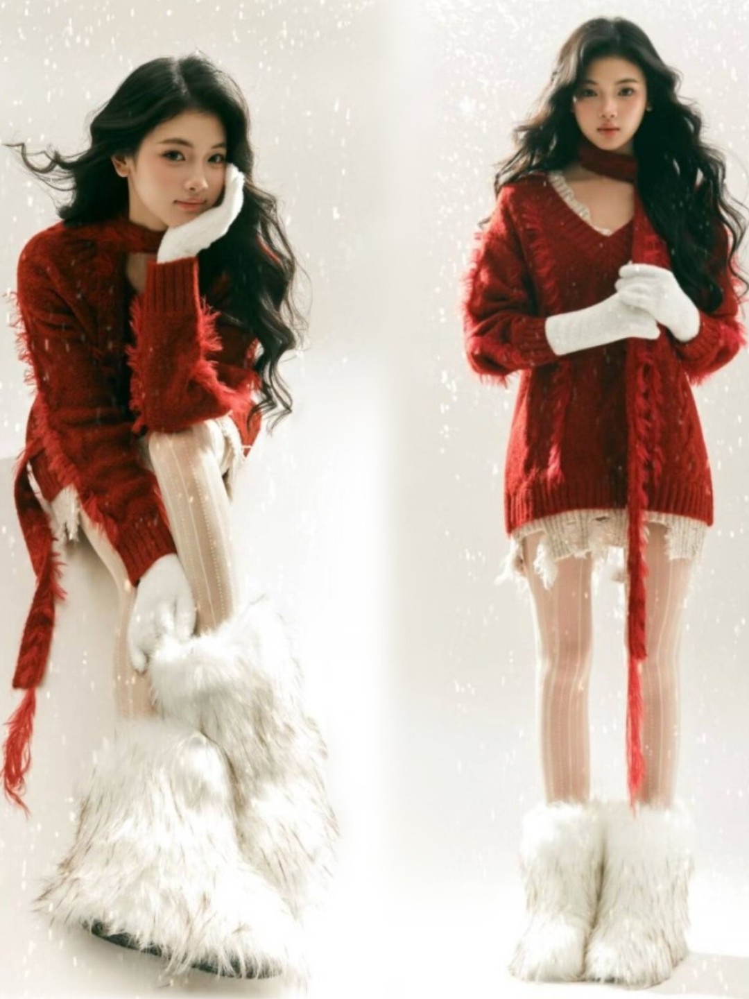 2025 New Red Sweater Art Photo - Photography Studio のレビューと価格