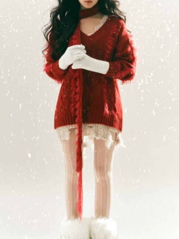 2025 New Red Sweater Art Photo - Photography Studio のレビューと価格