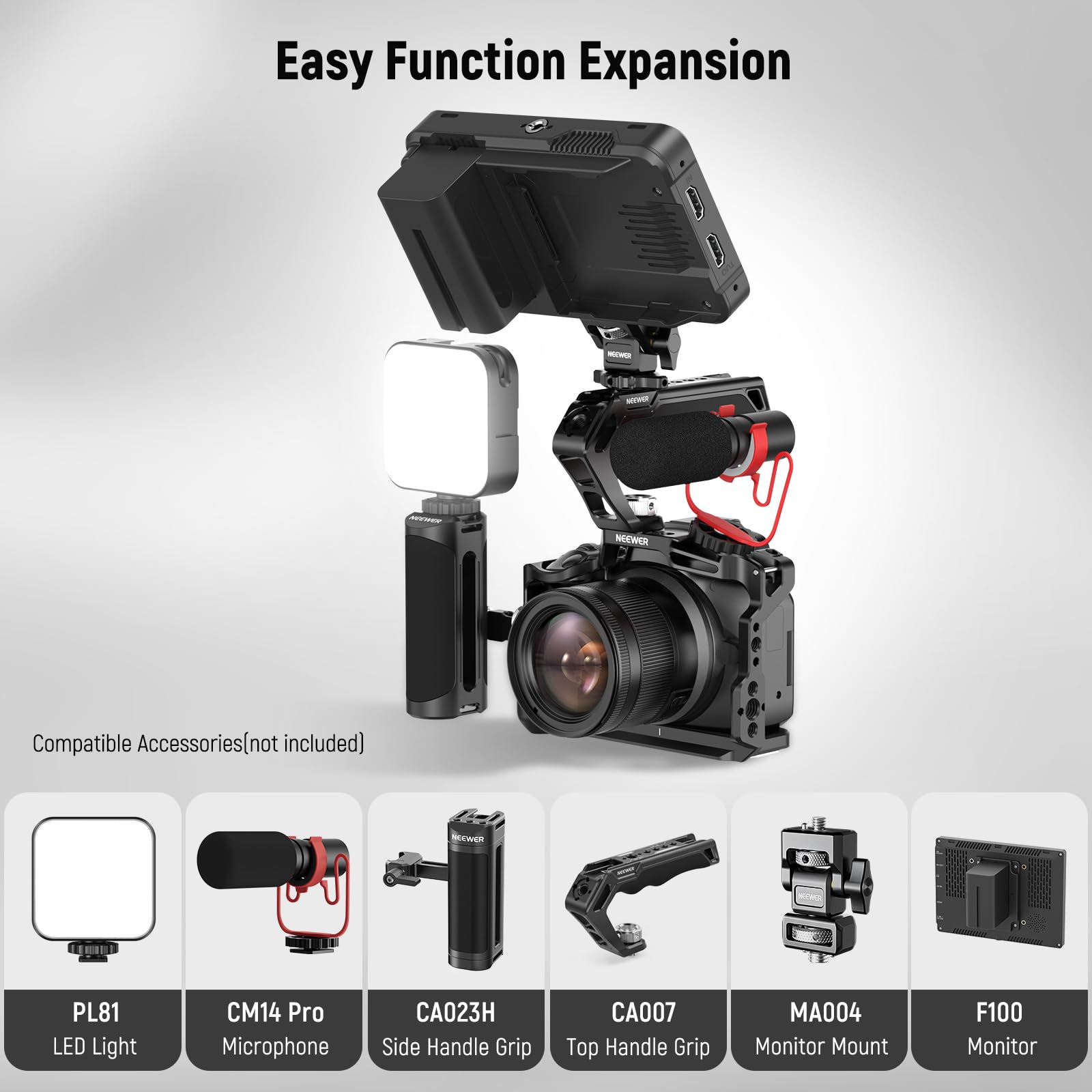 NEEWER R50 Camera Cage Compati - Photography Zone System のレビューと価格
