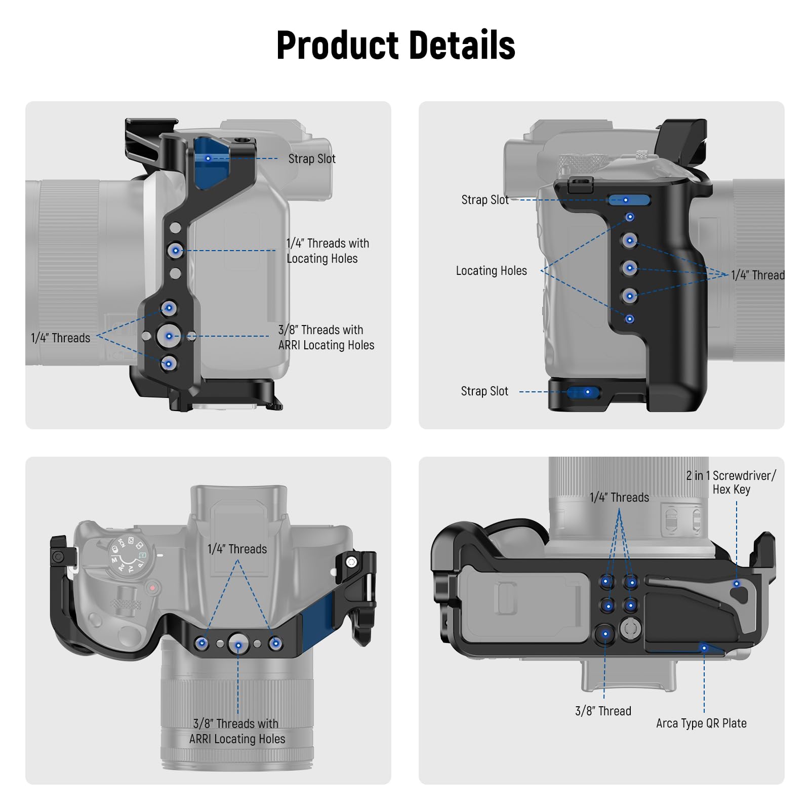 NEEWER R50 Camera Cage Compati - Photography Zone System のレビューと価格