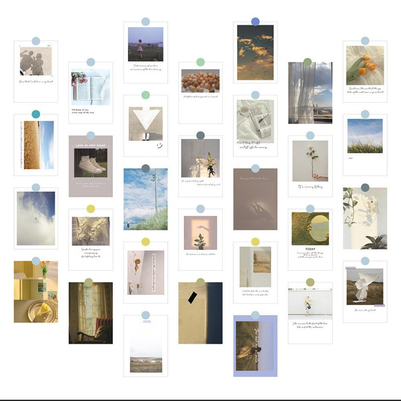 30Pcs Aesthetic INS Living Pos - Photography Studio のレビューと価格