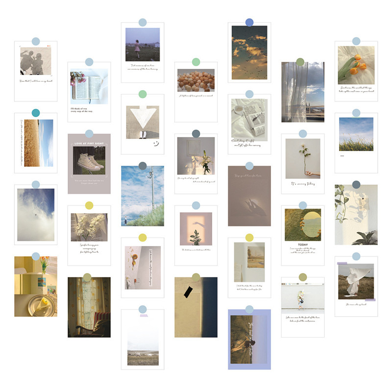 30Pcs Aesthetic INS Living Pos - Photography Studio のレビューと価格
