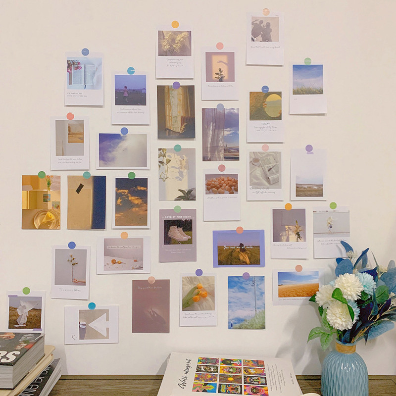 30Pcs Aesthetic INS Living Pos - Photography Studio のレビューと価格