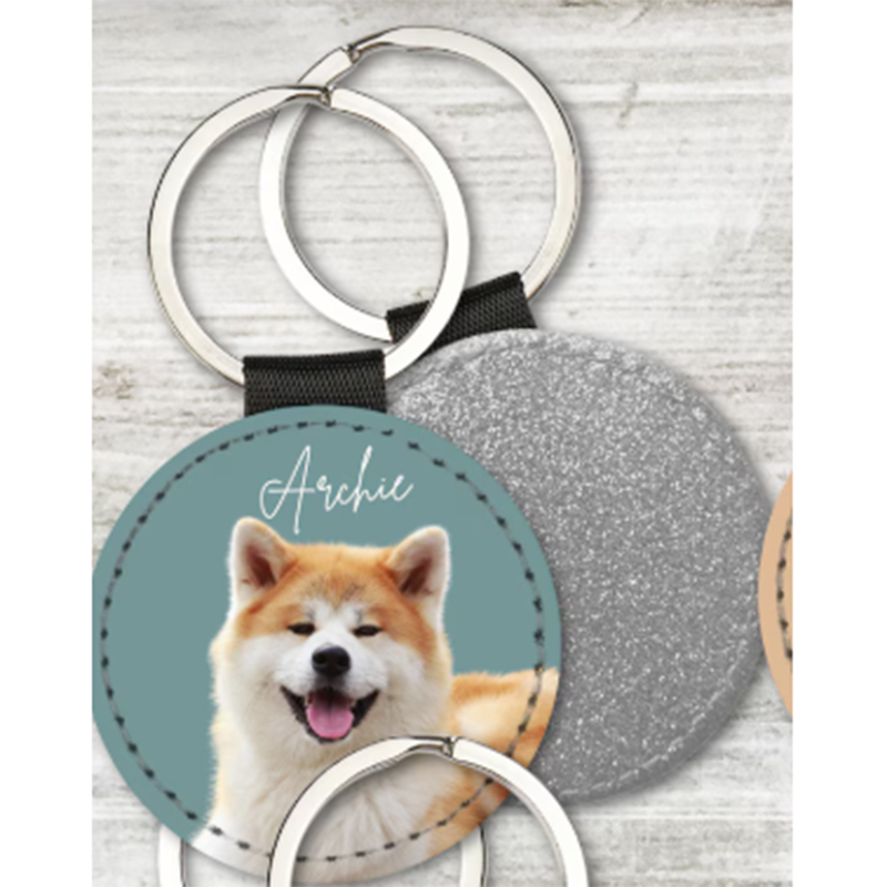 Custom Pet Photo Keychain Pers - Photography Style のレビューと価格