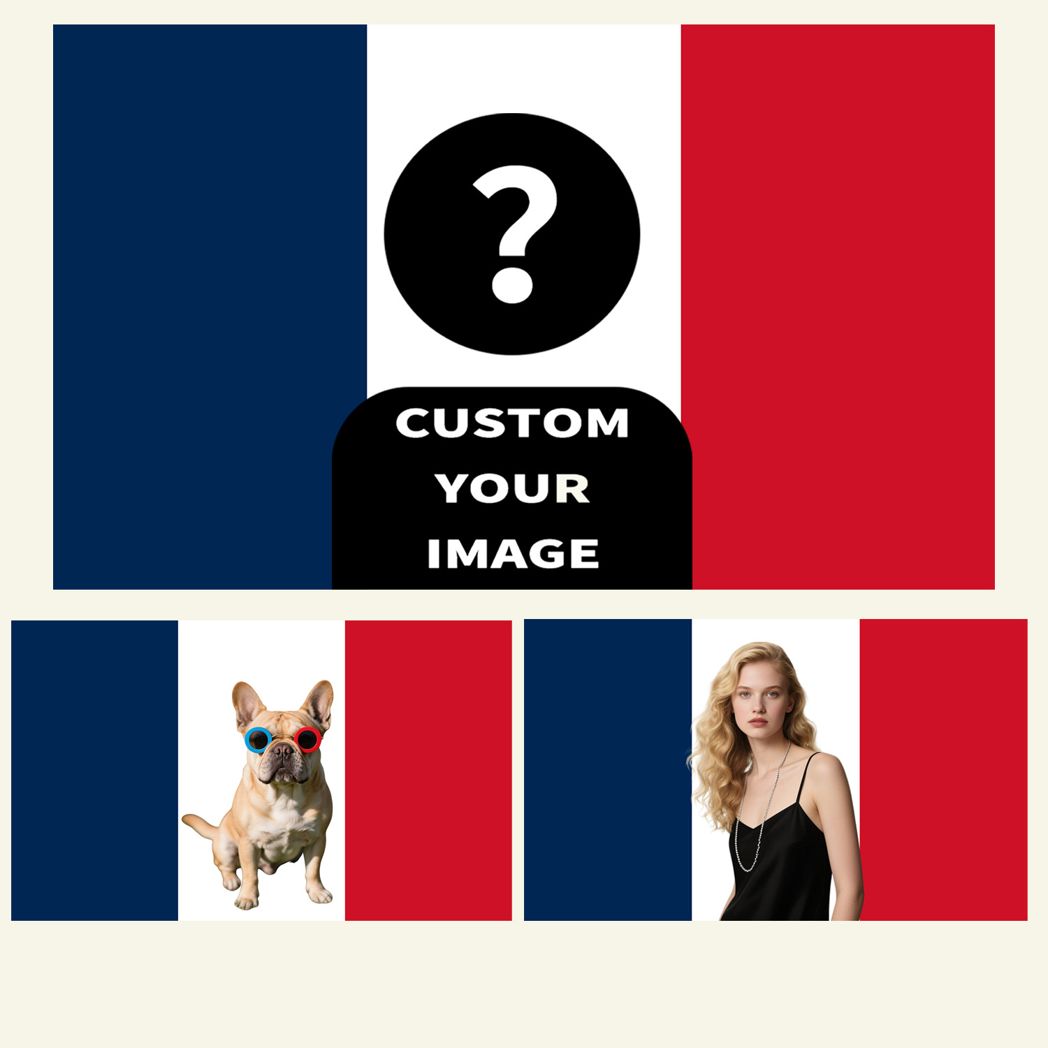 1pc 2D FLAT Personalize France - Photography Style のレビューと価格