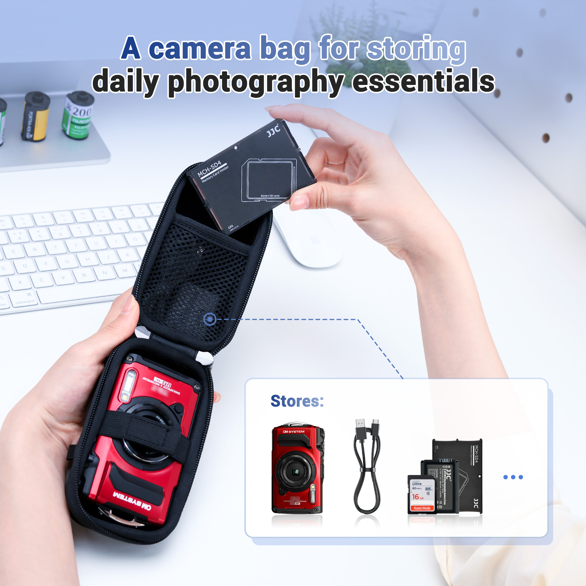 JJC Camera Pouch Bag For Olymp - Photography Zone System のレビューと価格