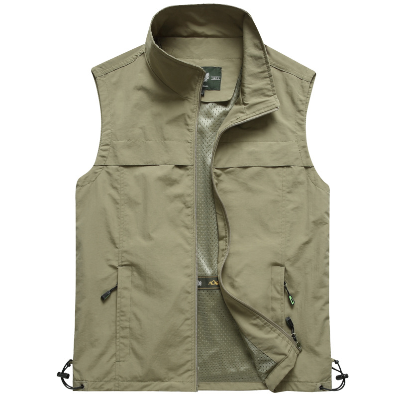 Men Outdoor Mesh Thin Waistcoa - Photography Jacket のレビューと価格