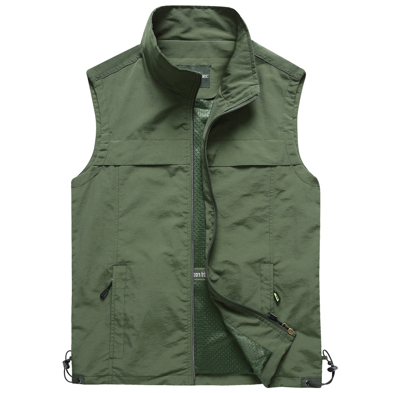 Men Outdoor Mesh Thin Waistcoa - Photography Jacket のレビューと価格