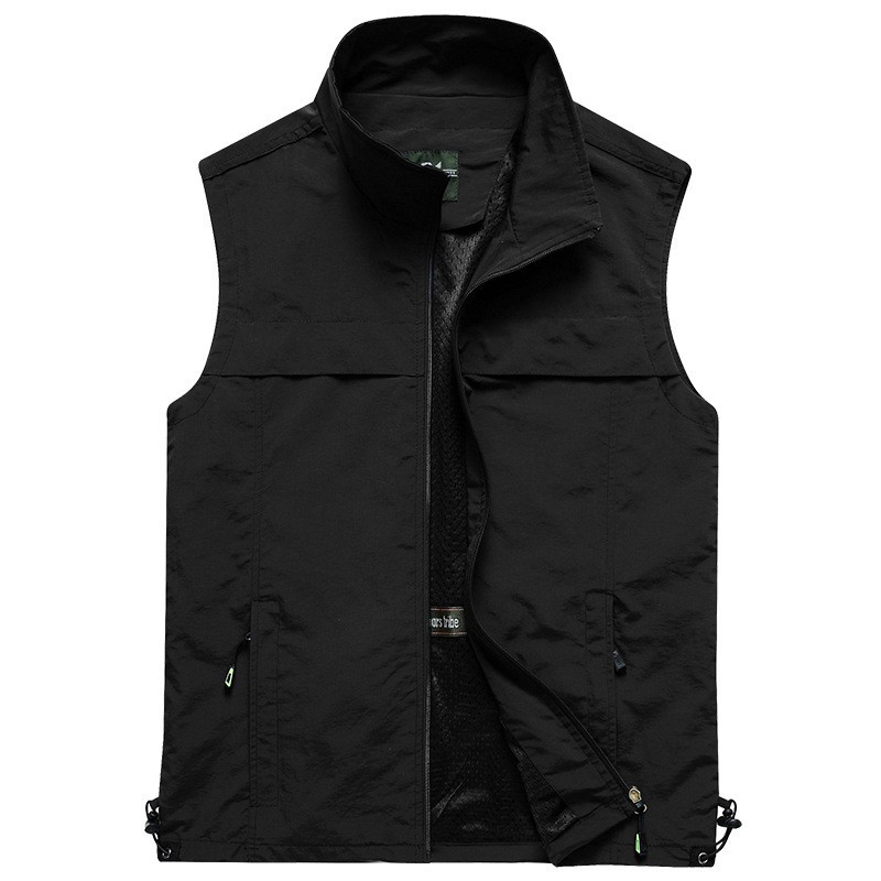 Men Outdoor Mesh Thin Waistcoa - Photography Jacket のレビューと価格