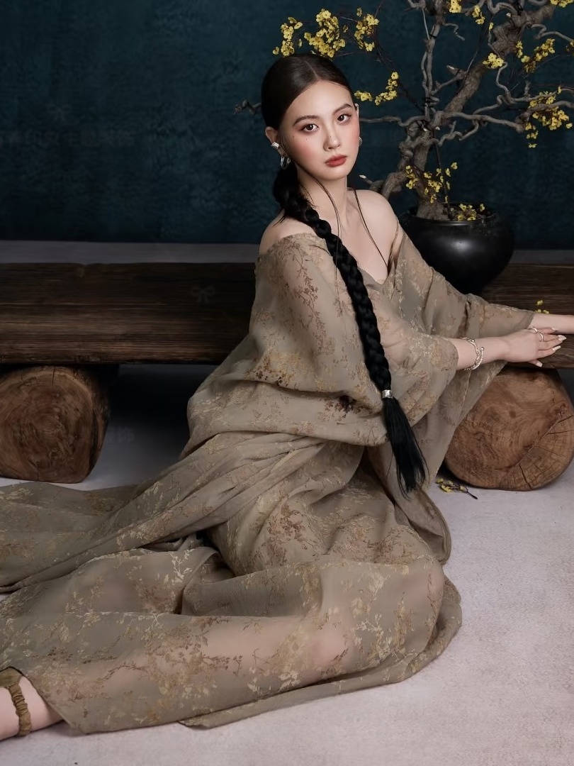 New Vintage Oil Painting Dress - Photography Zen のレビューと価格