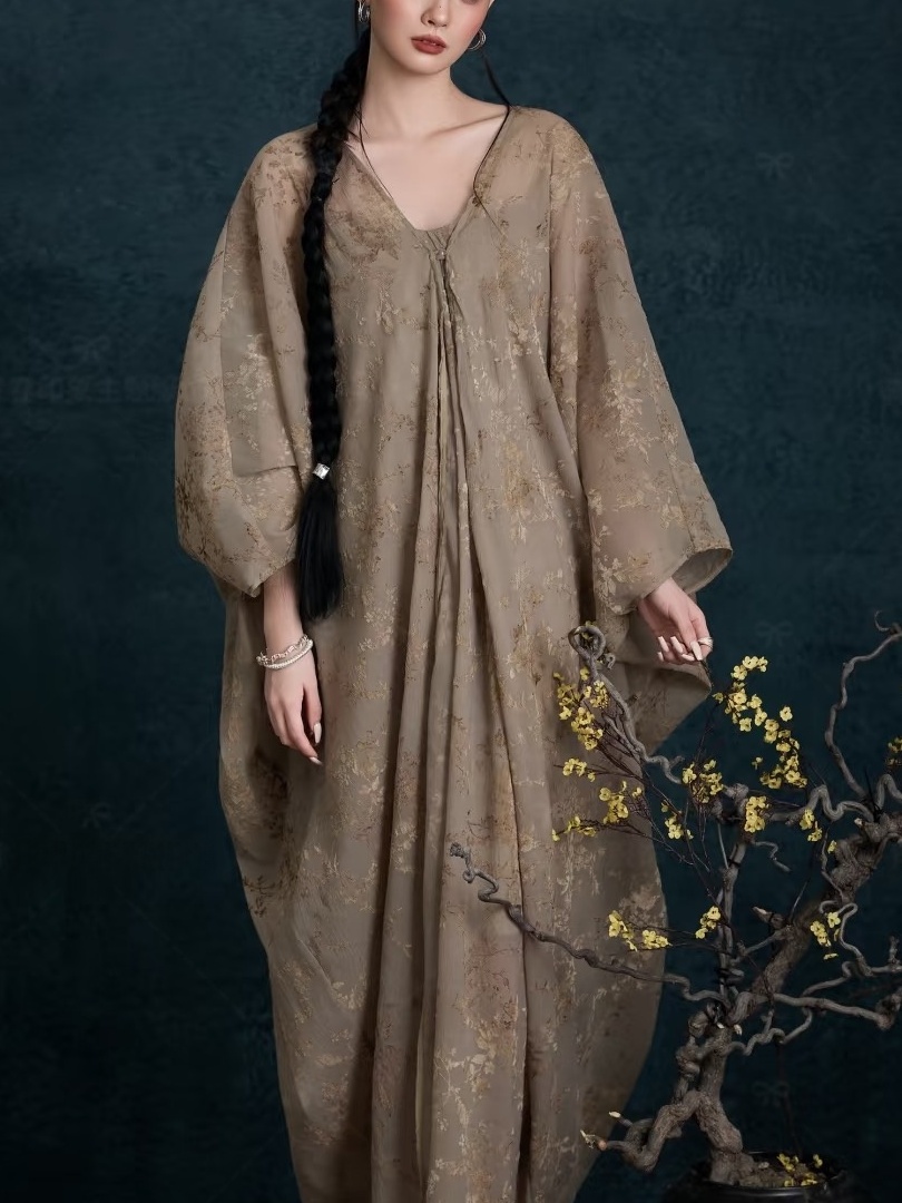 New Vintage Oil Painting Dress - Photography Zen のレビューと価格