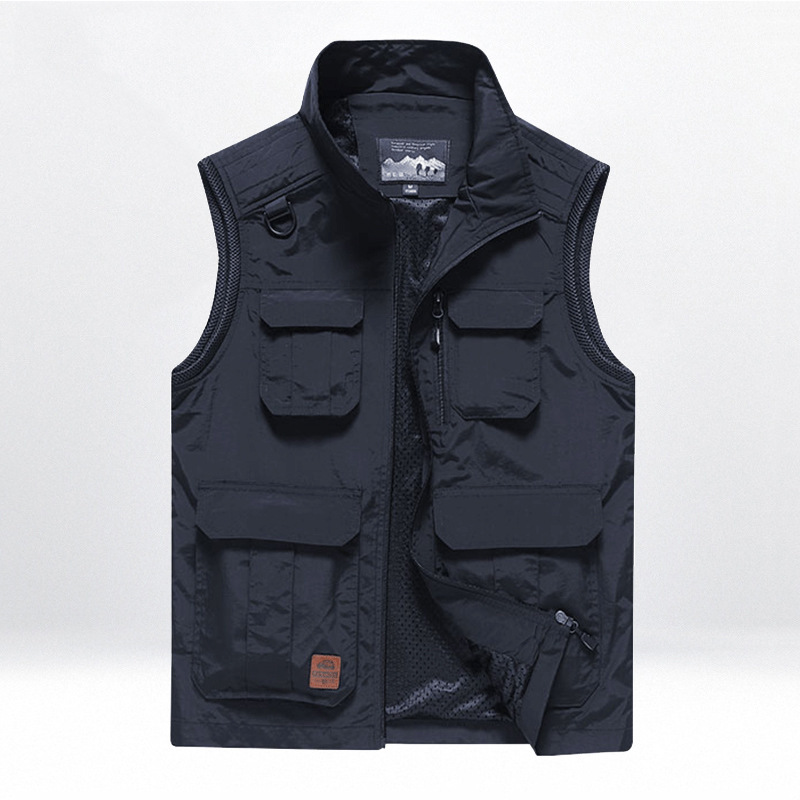 Summer Men Outdoor Cargo Vests - Photography Jacket のレビューと価格