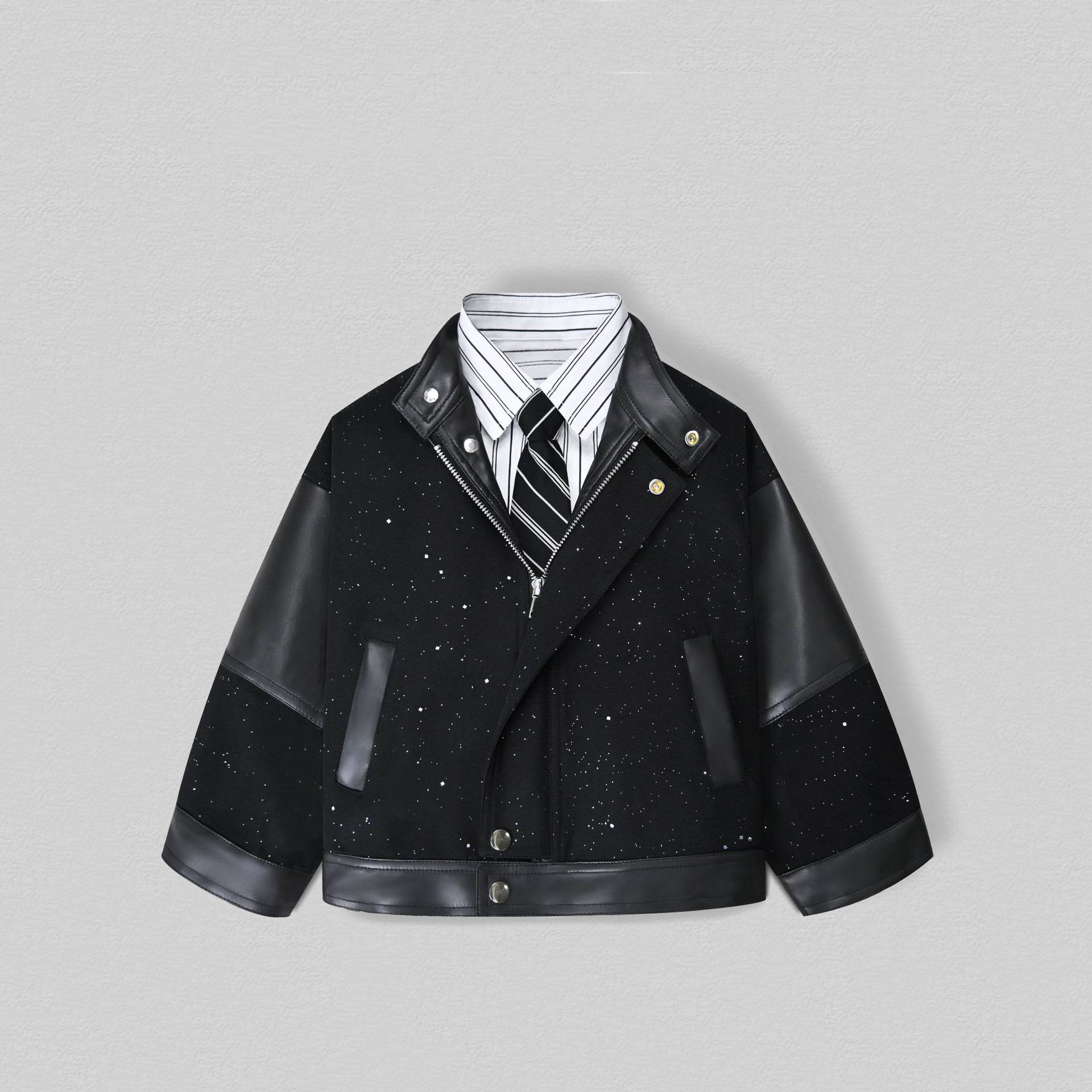 Gentleman Kids Shiny Motorcycl - Photography Jacket のレビューと価格