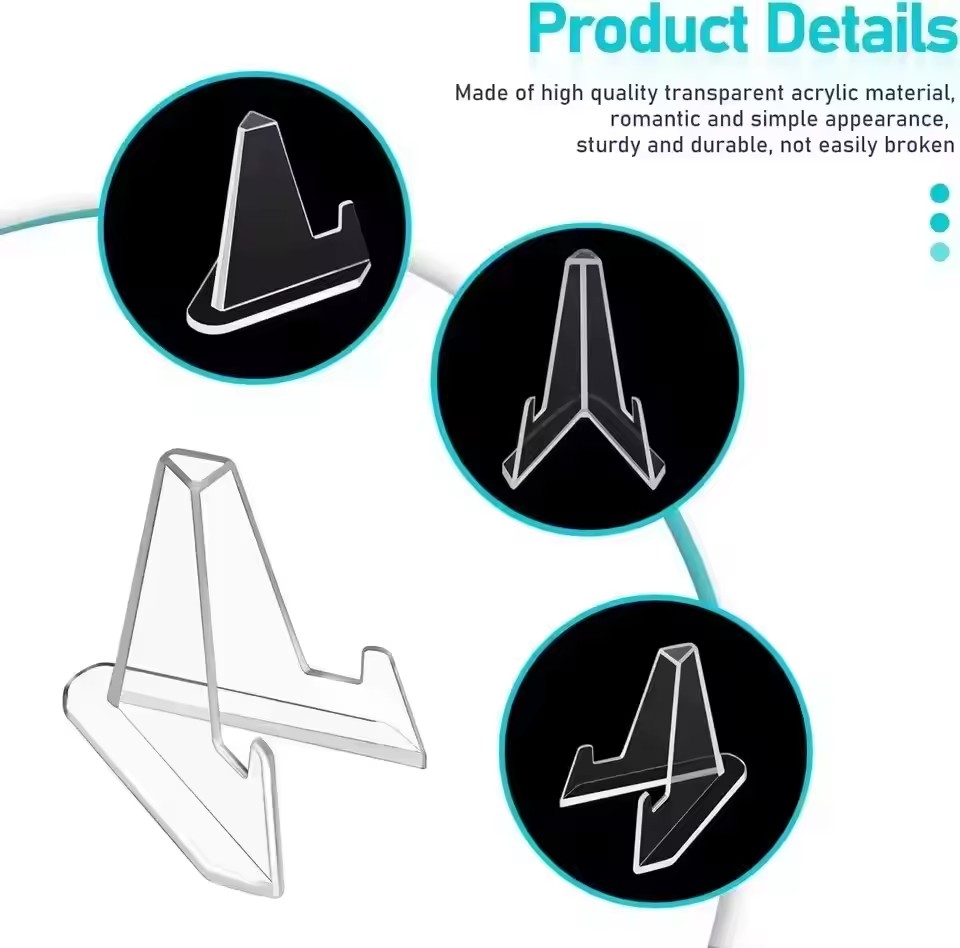 30-1PCS Triangular Card Displa - Photography Style のレビューと価格