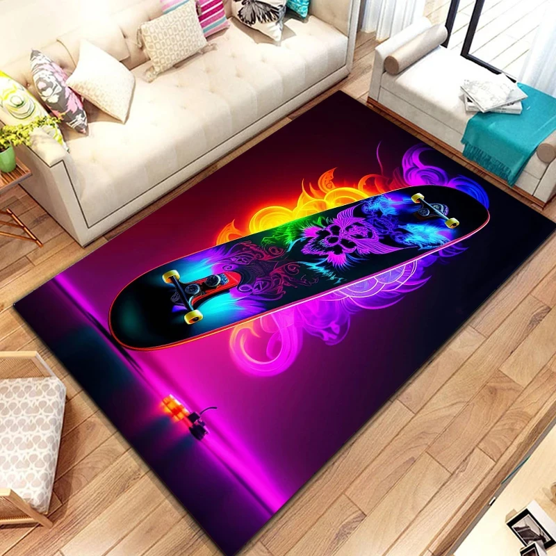 Colorful Skateboard Logo Print - Photography Yoga のレビューと価格