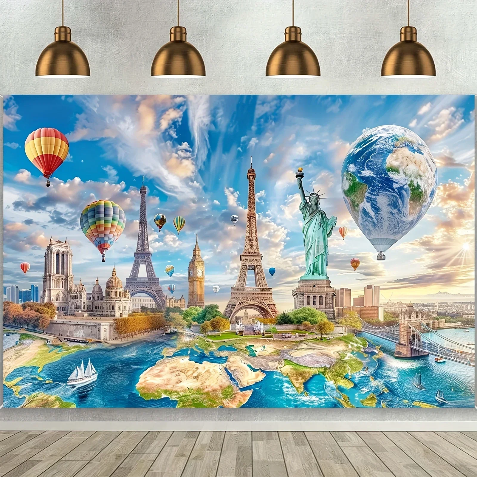 1pc Global Travel Photo Backgr - Photography History のレビューと価格