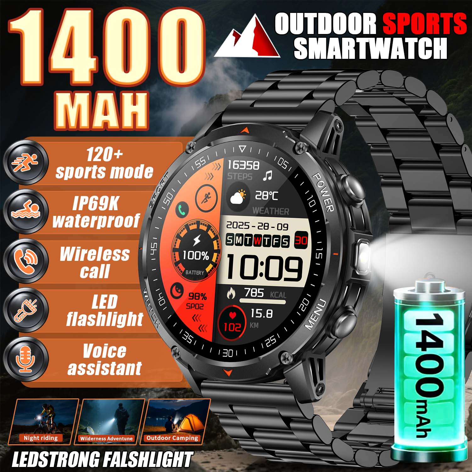 2026 New Military Smart Watch  - Photography Quiz のレビューと価格