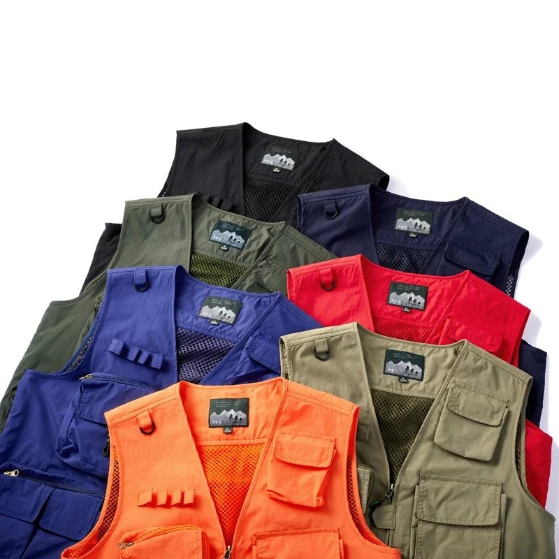 Multi Pocket Fishing Vests Qui - Photography Jacket のレビューと価格