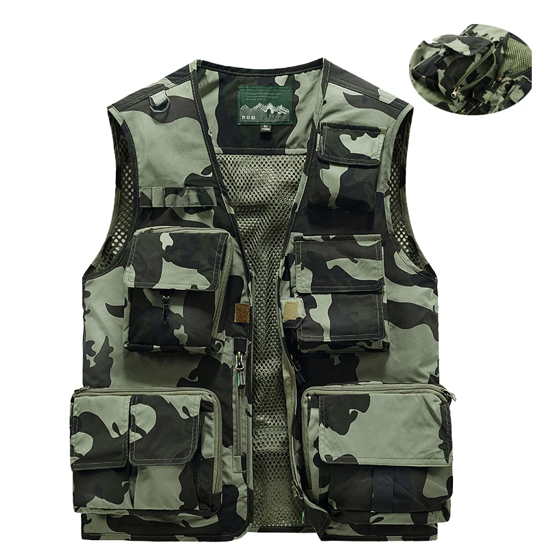 Multi Pocket Fishing Vests Qui - Photography Jacket のレビューと価格