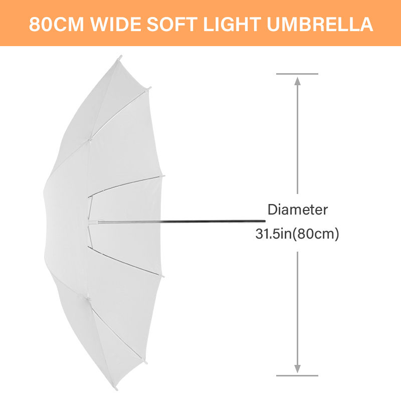 76 * 80cm X4 Transparent White - Photography Umbrella Diffuser のレビューと価格