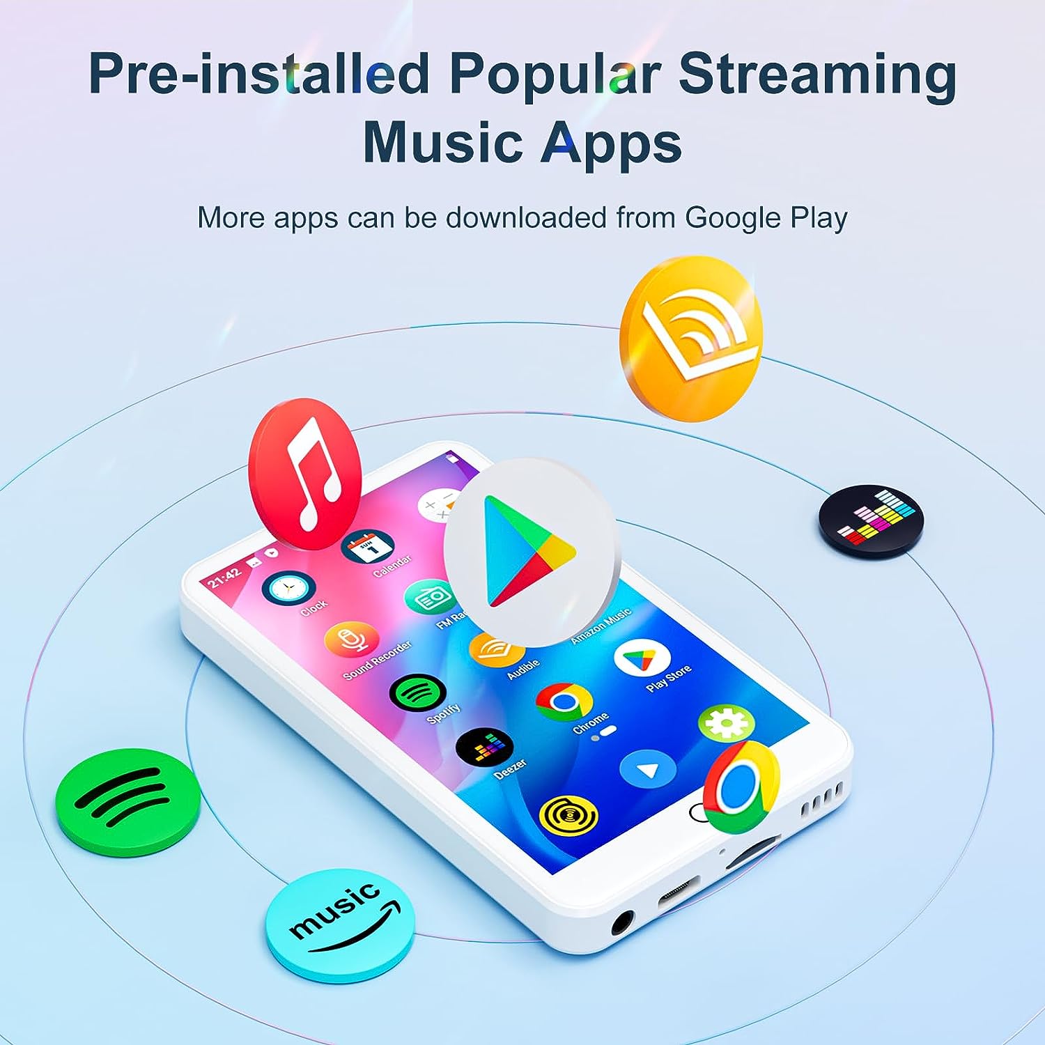 MECHEN MP3 Player Android 9.0  - Photography History のレビューと価格
